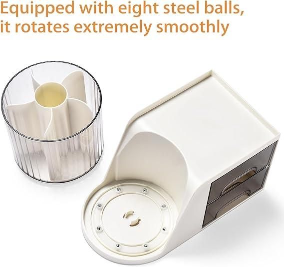 Aesthetic White Desk Organizer