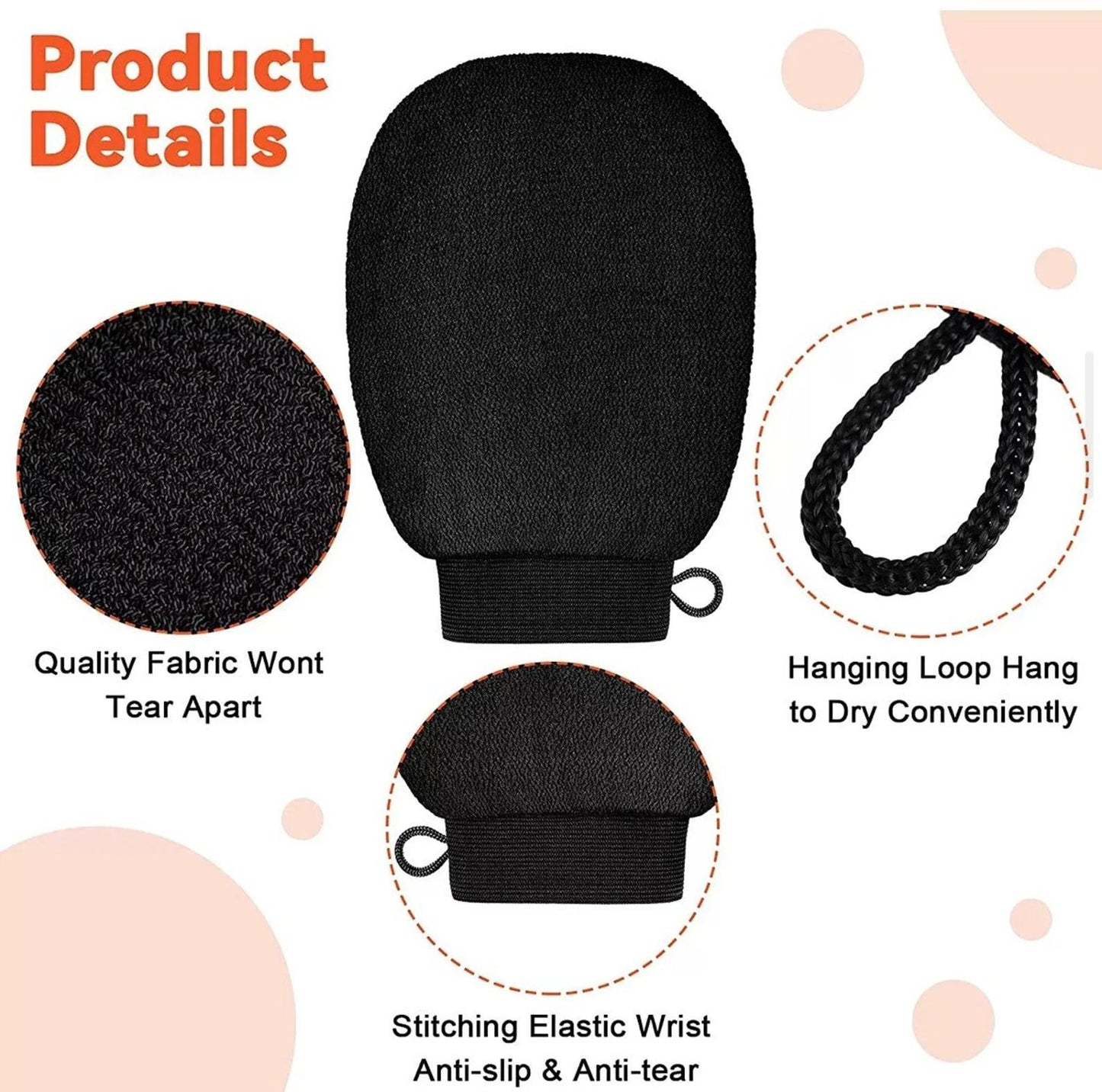 Anti-Static Pet Grooming Gloves